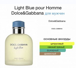 Мужские духи Dolce&Gabbana Light BLUE 125 мл. Оригинал