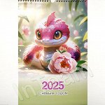 Календарь большой, настенный, листовой -  38х26см