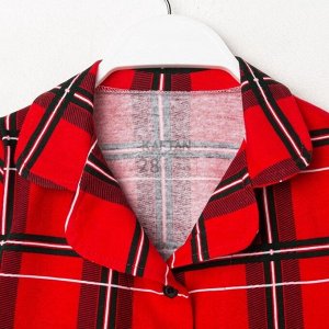 Пижама детская KAFTAN «Клетка» размер 28 (86-92 см)
