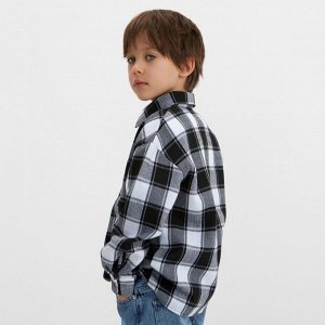 Рубашка для мальчика в клетку KAFTAN