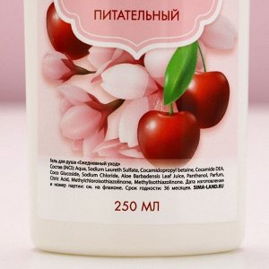 Подарочный набор косметики «Наслаждайся моментом», гель для душа 250 мл и крем для тела 200 мл, ЧИСТОЕ СЧАСТЬЕ