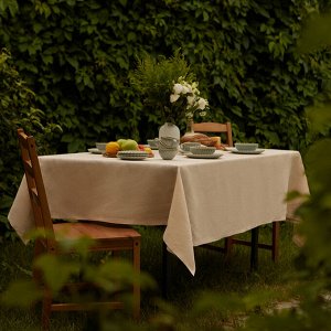 Скатерть SL HOME Gloomy, 110x140 см, лён 100%, 180 г/м²