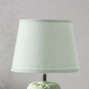 Лампа настольная «Кира» 1x40 Вт Е14 мятный 20x20x34 см