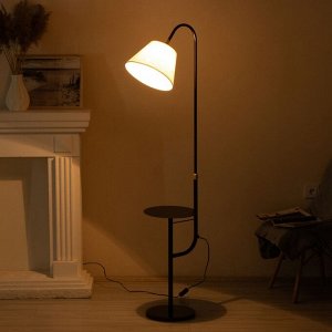 Торшер Ruta 1х40Вт Е27 черный/золото 28х28х160см