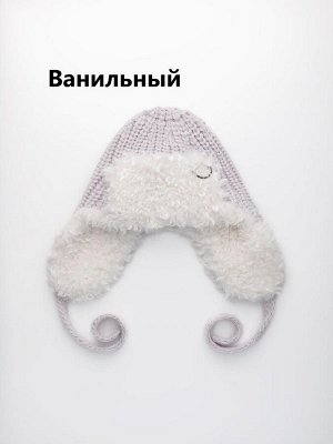Шапка ушанка женская на флисе с шерстью мериноса цвета выбирайте при заказе