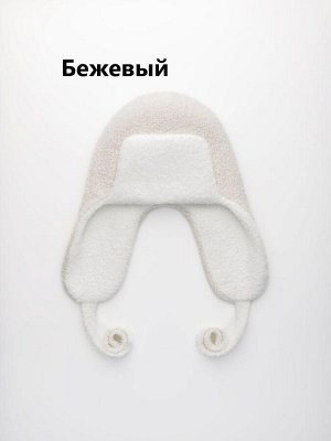Шапка женская ушанка двойная с шерстью мериноса цвета выбирайте при заказе