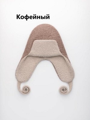 Шапка женская ушанка двойная с шерстью мериноса цвета выбирайте при заказе