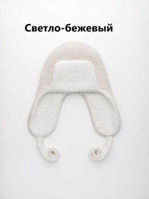 Шапка женская ушанка двойная с шерстью мериноса цвета выбирайте при заказе