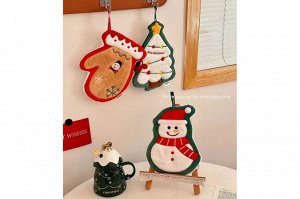 Полотенца  ИП Красулина Прихватка микрофибра &quot;Новогодняя&quot;