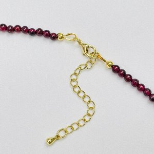 Колье из камня Гранат