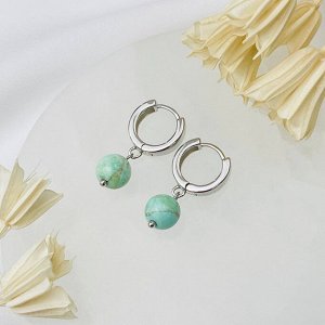 Серьги из Хризоколлы