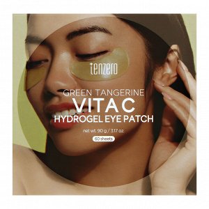 Tenzero Green Tangerine Vita C Hydrogel Eye Patch Гидрогелевые патчи для глаз с экстрактом зеленого мандарина