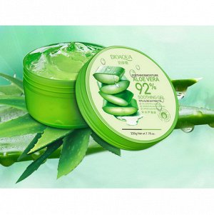 Bioaqua Гель для лица и тела с экстрактом Алоэ Вера "92%", 220 г /Арт-BQY8370
