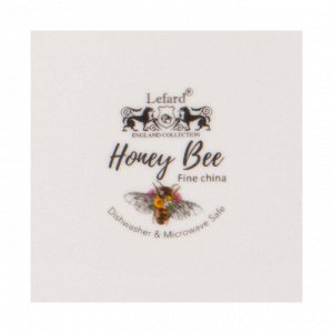 Стильная банка для хранения "Honey Bee" с крышкой, 750 мл, 13x12 см, 1 шт.