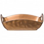 Элегантное блюдо с ручками &quot;Bronze&quot; 30x18,5x9 см - Идеальное решение для сервировки, 1 шт.