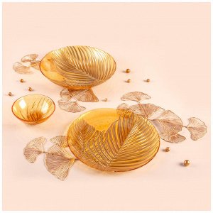 Глубокое блюдо "Bohemia" Amber 33 см – Изысканная посуда для сервировки