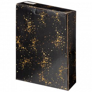 Элегантный набор обеденных тарелок "Midnight Gold" – 2 шт. (26,5x21x3,5 см), 1 шт.