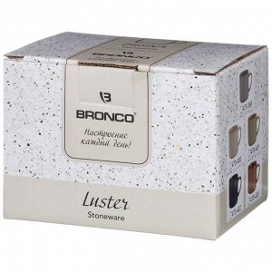 Кружка LUSTER 300 мл с ярким зеленым дизайном - 12x9x8 см, 1 шт.