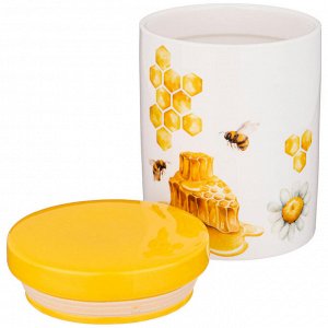 Lefard Стильная банка для хранения &quot;Honey Bee&quot; с крышкой, 650 мл, 1 шт.