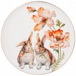 Тарелки с рисунками животных, персонажей