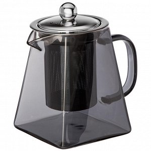 Заварочный чайник из боросиликатного стекла с фильтром, 550 мл — Crystal Tea, 1 шт.