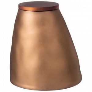 Стильная банка для сыпучих продуктов "BRONZE" 14,5x14 см, 1300 мл