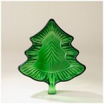 Элегантное блюдо Celebration Green 19x17x4 см для сервировки