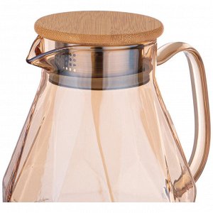 Элегантный кувшин 1,2 л из стекла с ручкой, 1 шт.