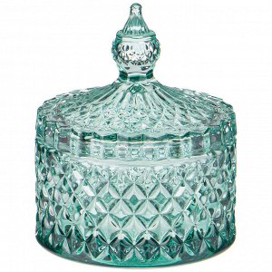 Емкость для хранения "DIAMANT MINT" - Стильный контейнер 8,5x8,5x10 см, 1 шт.