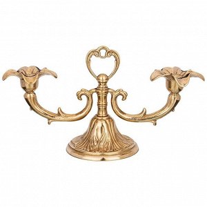 Элегантный двухрожковый подсвечник 28x10,5x15 см