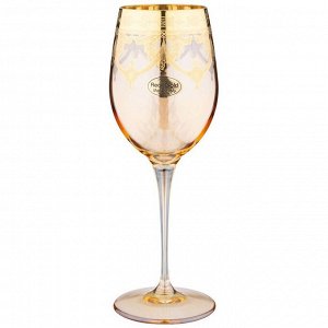 Элегантный набор бокалов для вина Amalfi Ambra Oro, 6 штук, 380 мл, 1 шт.