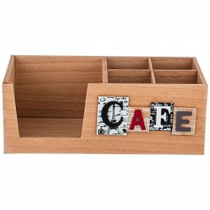 Элегантная подставка для кофе и чая "Coffee & Tea Time" 30x15x11 см, 1 шт.