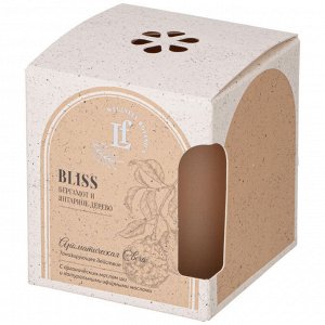 Ароматическая свеча в стакане "BLISS" 7x8 см - Идеальное наслаждение для вашего дома, 1 шт.