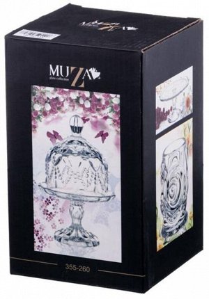 Стильная лимонница на ножке 11x11x17 см из коллекции "Muza", 1 шт.