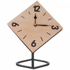 Элегантные настольные часы 23.5x14x26 см - стильный акцент для вашего интерьера, 1 шт.