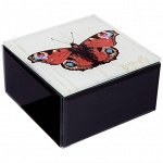 Элегантная шкатулка &quot;Вдохновение&quot; 12x12x6.5 см - Идеальный аксессуар для хранения, 1 шт.