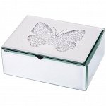 Шкатулка для украшений &quot;Butterfly&quot; 16x12x6 см - Элегантная коллекция для хранения, 1 шт.