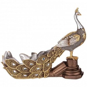 Lefard Элегантная подставка под бутылку &quot;Павлин&quot; из серии &quot;Махараджи&quot; (32.5x14x25.5 см), 1 шт.