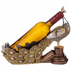 Lefard Элегантная подставка под бутылку &quot;Павлин&quot; из серии &quot;Махараджи&quot; (32.5x14x25.5 см), 1 шт.