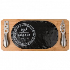 Элегантный набор для сыра "Fromage" - 4 предмета для истинных гурманов, 1 шт.