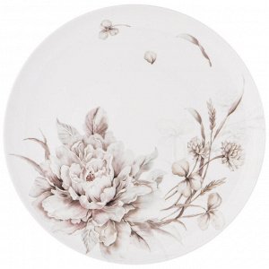 Элегантный обеденный набор посуды "White Flower" на 4 персоны (12 предметов): тарелки 25,5 см и 20,5 см, миска 750 мл, салатник 18 см, 1 шт.