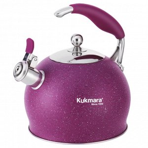 Чайник нерж 3,0л со свистком Mystery ТМ KUKMARA