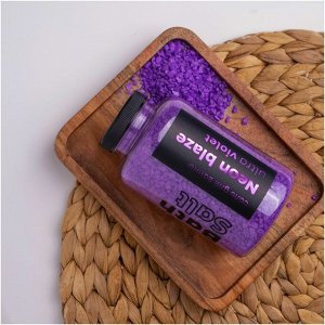 Fabrik cosmetology Соль для ванны с шиммером  NEON BLAZE Ultra Violet 500г в банке