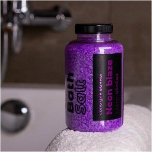 Fabrik cosmetology Соль для ванны с шиммером  NEON BLAZE Ultra Violet 500г в банке