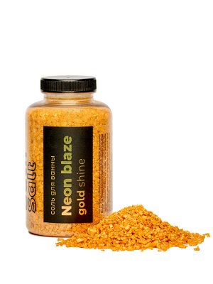 Fabrik cosmetology Соль для ванны с шиммером NEON BLAZE Gold Shine 500г в банке