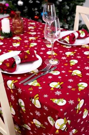 Скатерть из рогожки Happy Fox Home