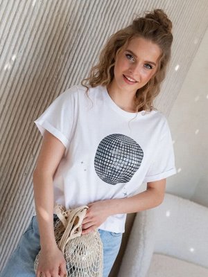 Футболка с принтом