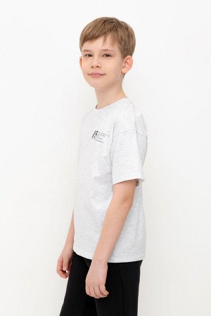 Фуфайка(Осень-Зима)+boys (св.серый меланж к524)