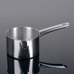 Ковш «Базис», 1,2 л, d=16 см, с мерной шкалой, цвет ?ромированный