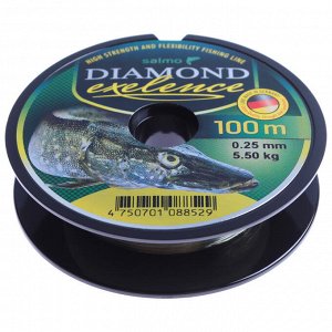 Леска монофильная Salmo Diamond EXELENCE 100 м, 0,25 мм